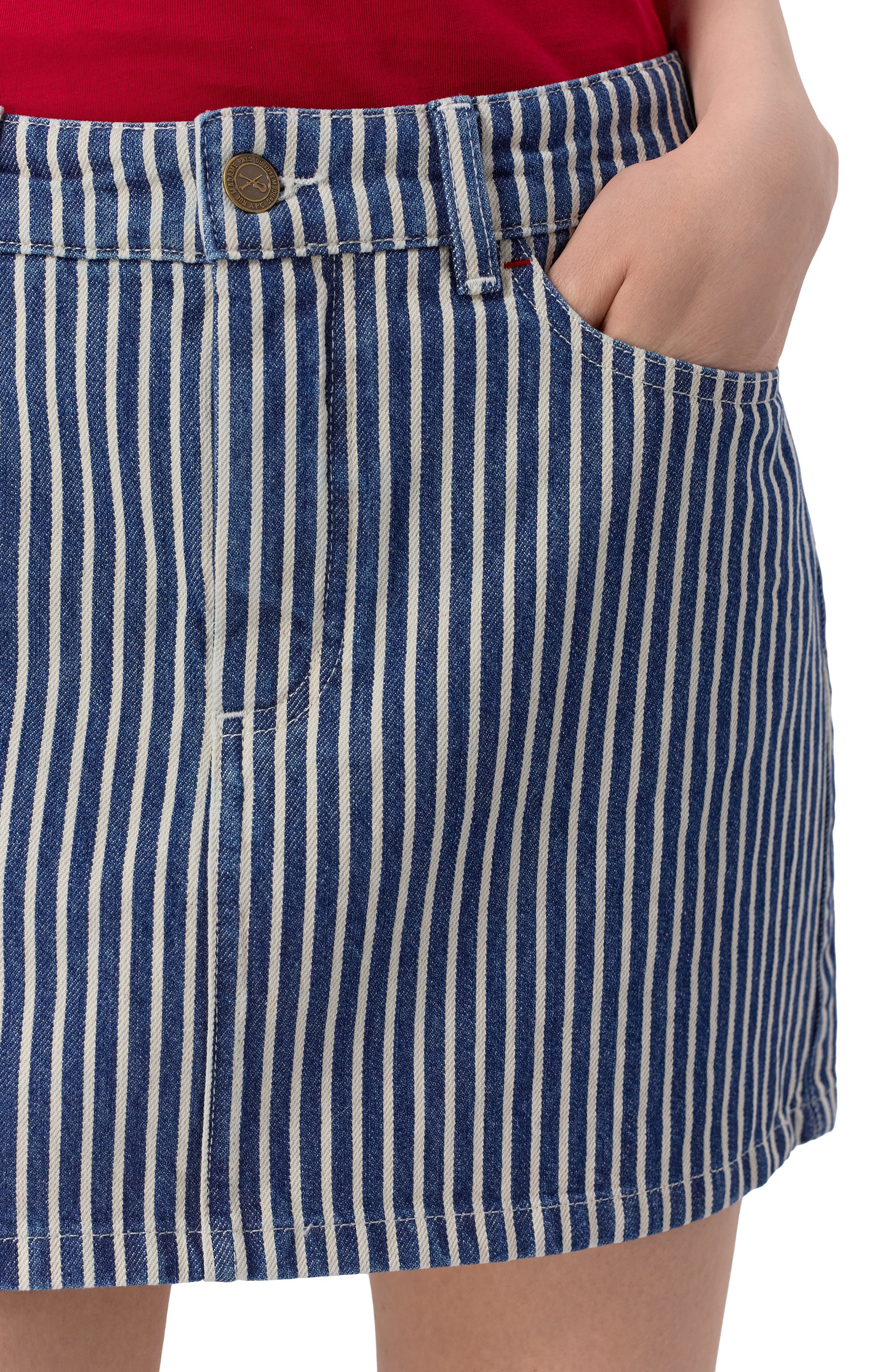 Джинсовая юбка A.P.C., арт. C0HHG-F06449, фото 5