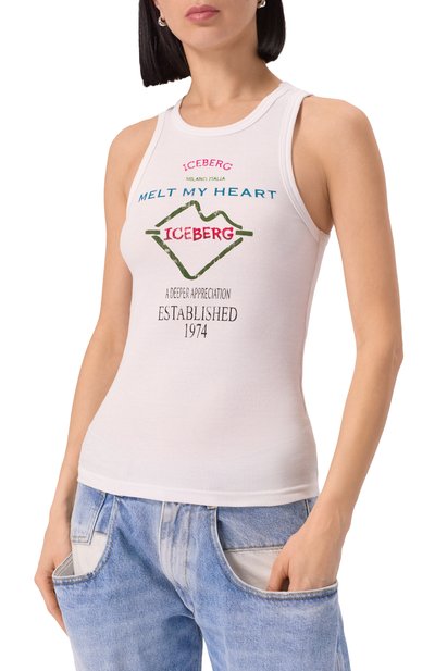Хлопковая майка ICEBERG, арт. T111/6302, фото 3