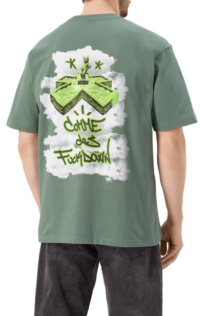 Хлопковая футболка COMME DES FUCKDOWN, арт. CFABM01590, фото 4