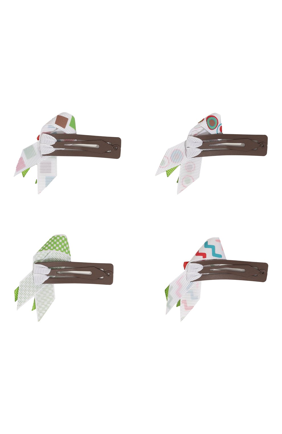 Комплект из четырех заколок YULA разноцветного цвета по цене 2590 руб., арт. YU-ZR27, фото 2 Комплект из четырех заколок YULA, арт. YU-ZR27, фото 2