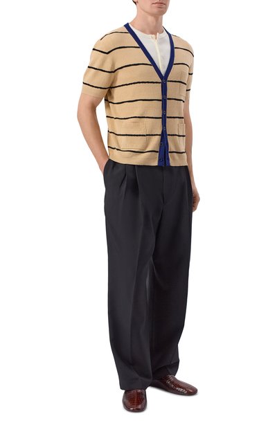 Кардиган из хлопка и шерсти DRIES VAN NOTEN, арт. 021229/3714, фото 2