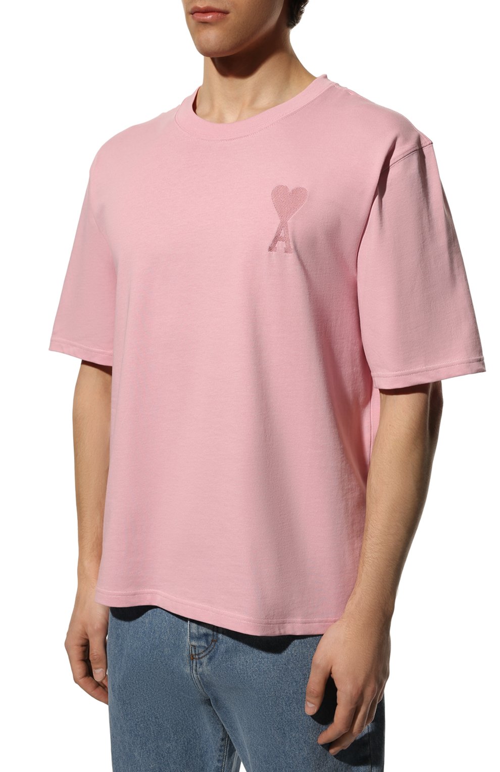 Хлопковая футболка AMI, арт. UTS002.726, фото 3