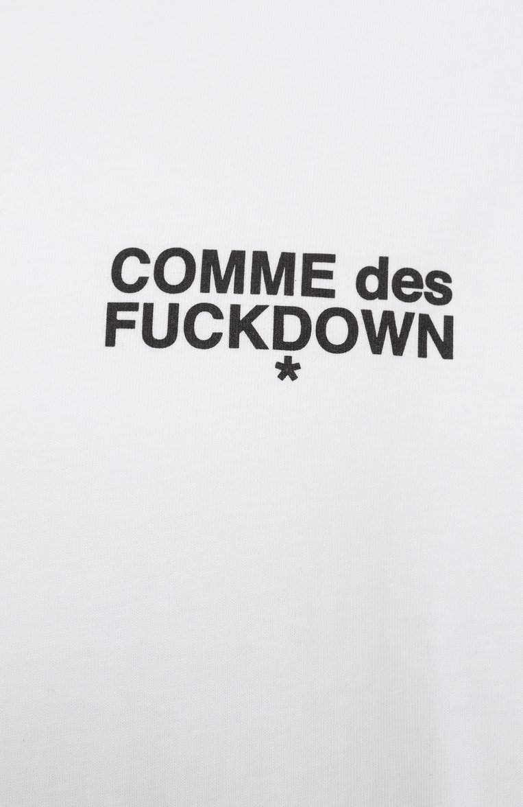 Хлопковая футболка COMME DES FUCKDOWN, арт. CFABM01509, фото 1