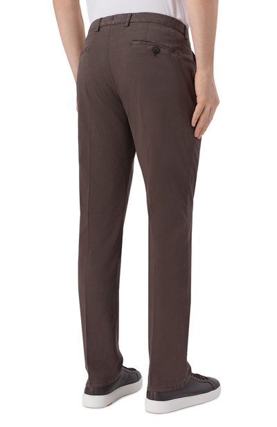 Брюки из хлопка и шелка BERWICH, арт. SC/1-GD/DV0955X, фото 4