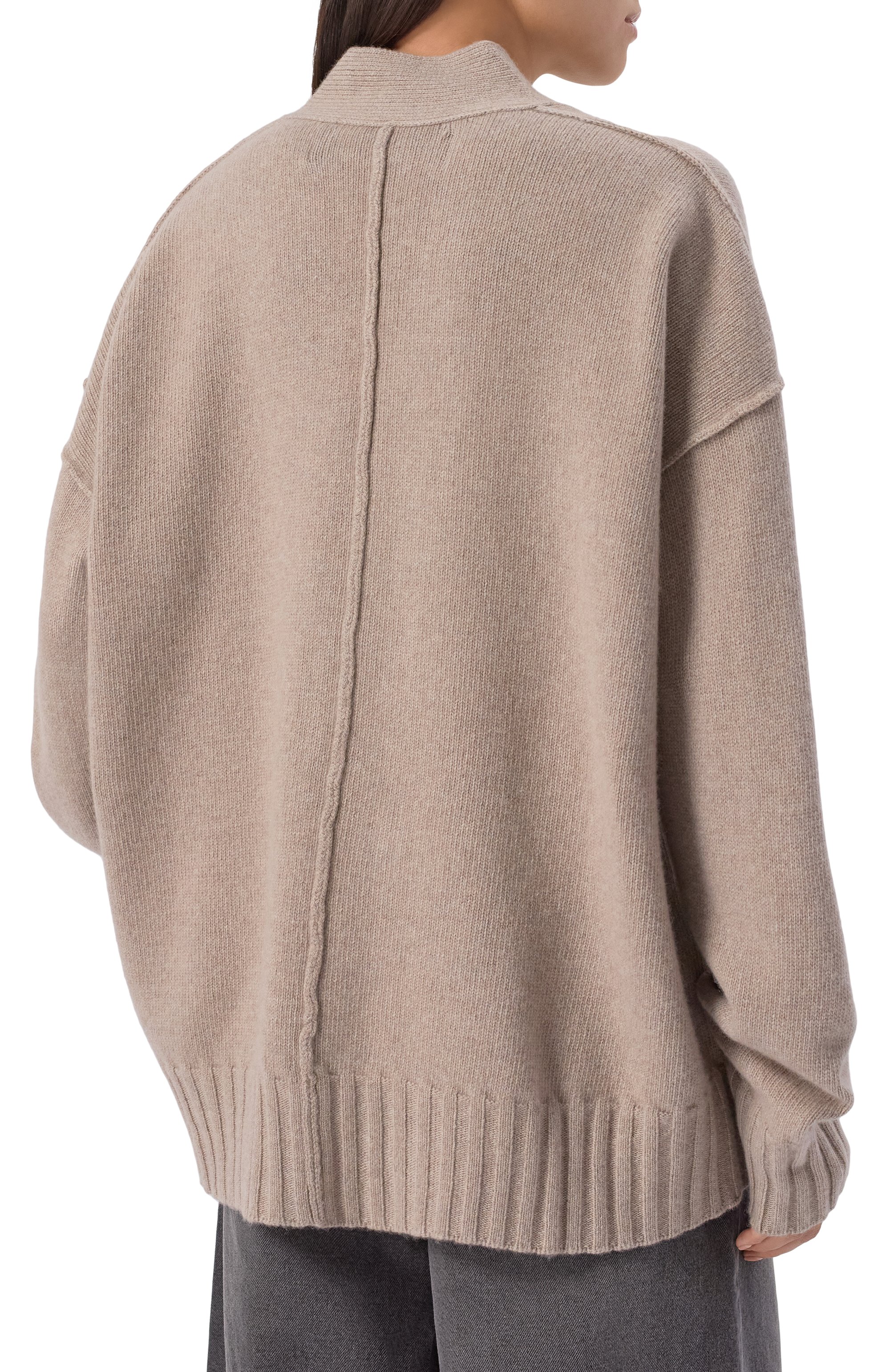 Кардиган из кашемира и шерсти ISABEL BENENATO, арт. UK23F25, фото 4