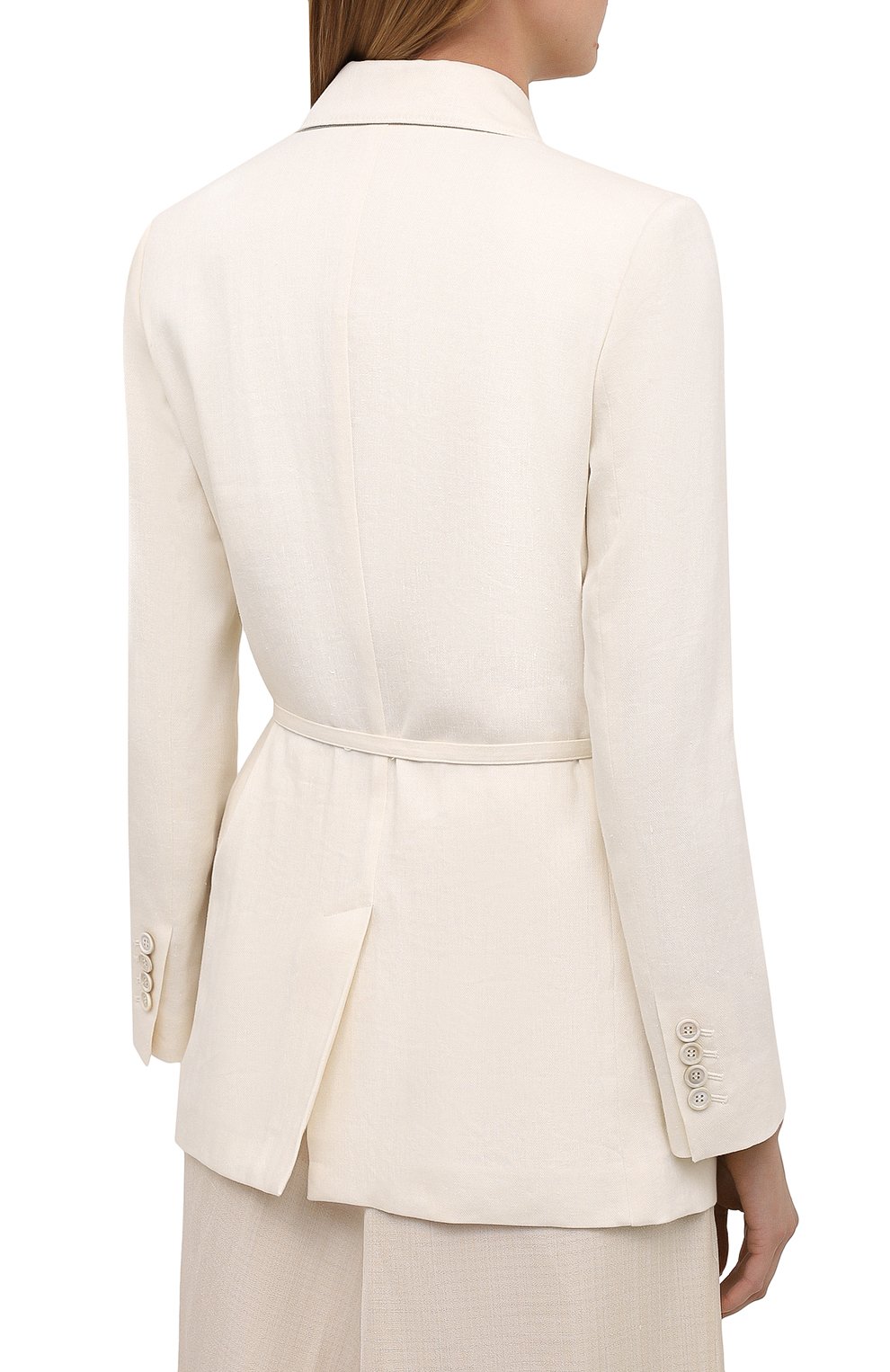 Льняной жакет BRUNELLO CUCINELLI, арт. MH5072250, фото 4