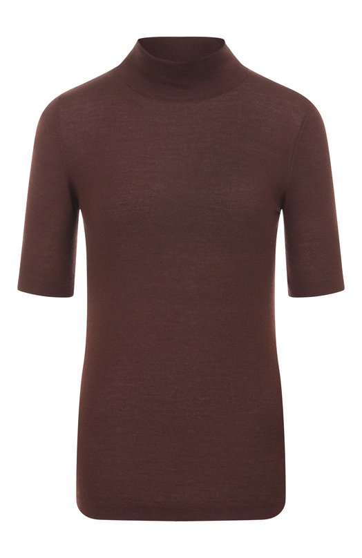 Водолазка из кашемира и шелка Brunello Cucinelli M13800004P Коричневый M13800004P