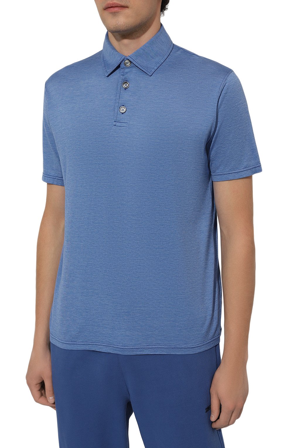 Поло из шелка и хлопка KITON, арт. UMK0356, фото 3