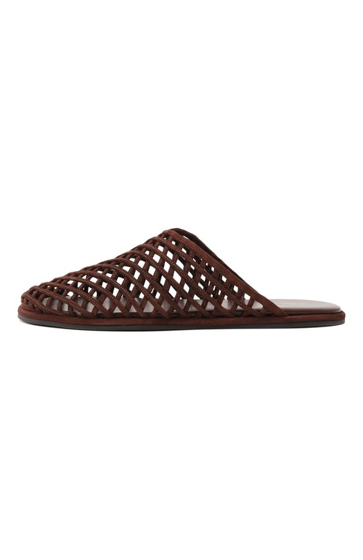 Замшевые сабо Atik Woven Neous 00477B23 Коричневый  00477B23 Фото 4