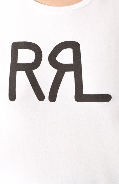 Хлопковая футболка RRL, арт. 282663341, фото 5