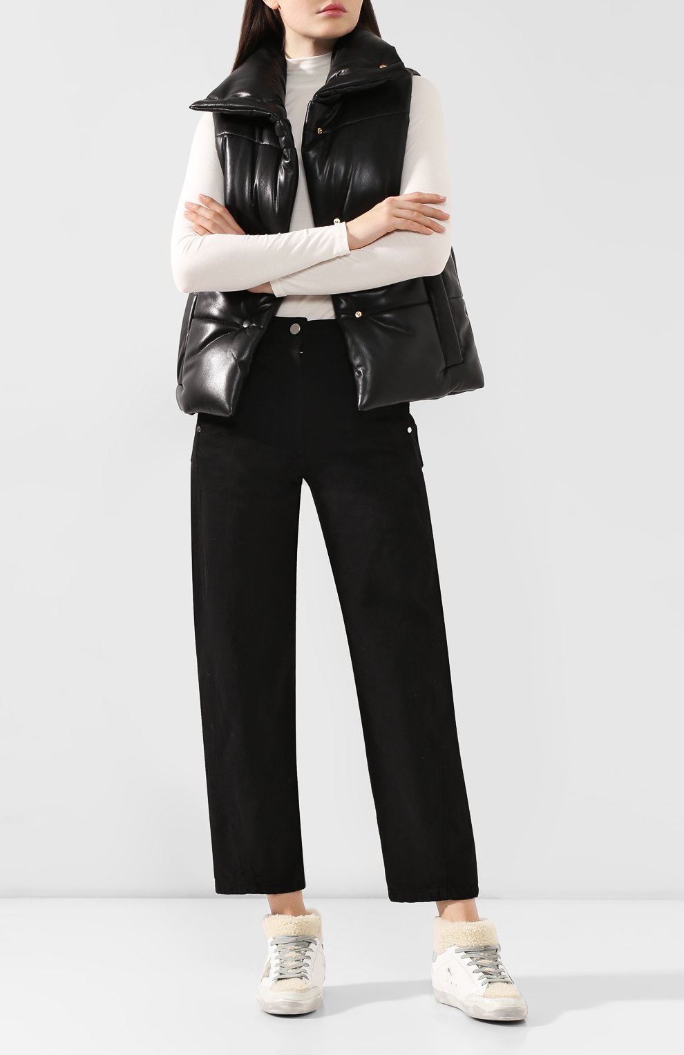 Кожаные кеды superstar GOLDEN GOOSE DELUXE BRAND, арт. G35WS590.S17, фото 2