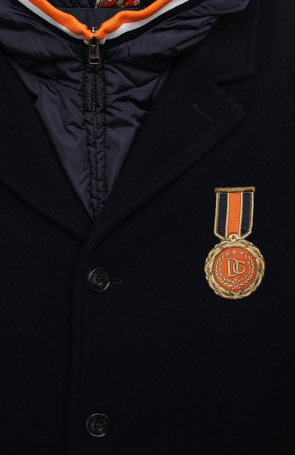 Шерстяное пальто DOLCE & GABBANA, арт. L41C90/G7XBV/8-14, фото 3