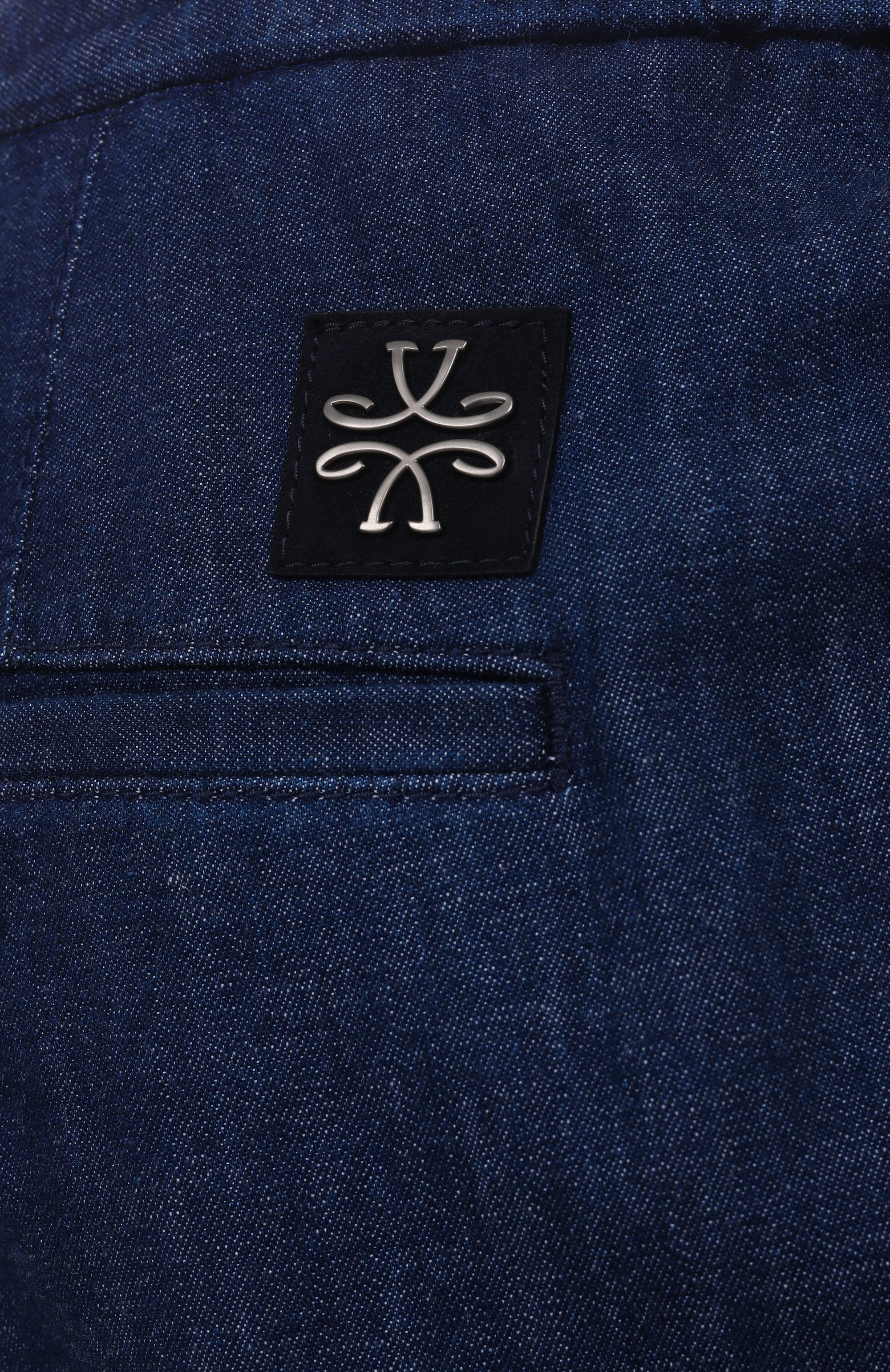 Хлопковые брюки daniel JACOB COHEN темно-синего цвета по цене 48800 руб., арт. JUM_P0017 001 T728A R1, фото 6 Хлопковые брюки daniel JACOB COHEN, арт. JUM_P0017 001 T728A R1, фото 6