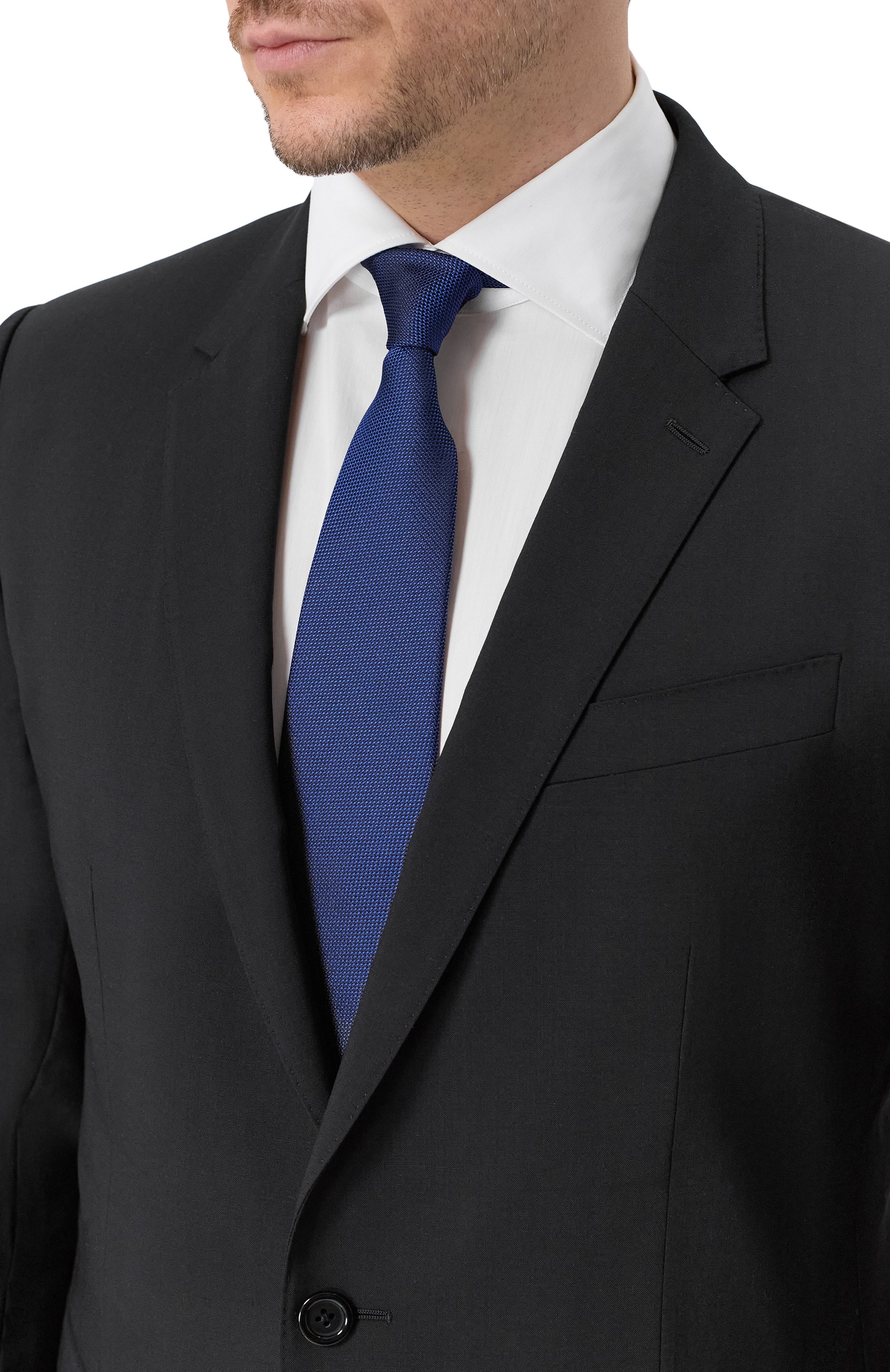 Шелковый галстук BRUNELLO CUCINELLI, арт. MX8760018, фото 2