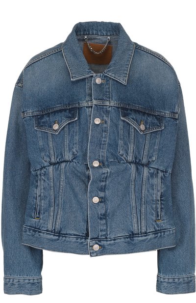 Джинсовая куртка свободного кроя с потертостями BALENCIAGA, арт. 446443/TSB06, фото 1