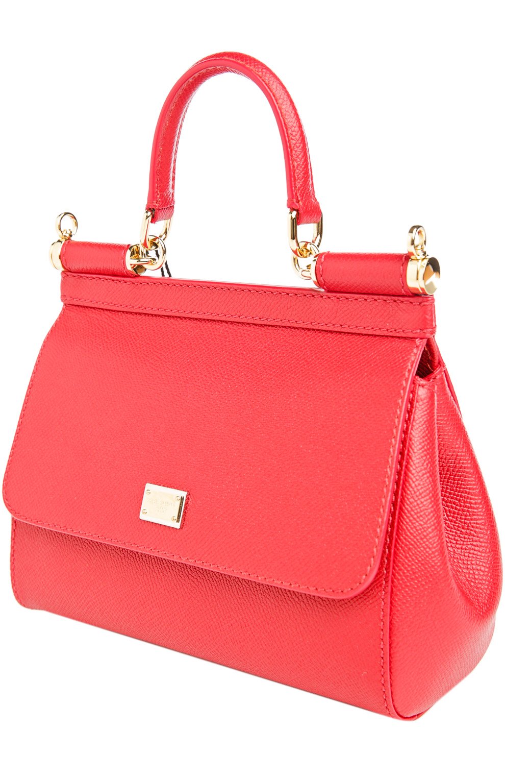 Сумка sicily small DOLCE & GABBANA красного цвета по цене 159500 руб., арт. 0116/BB6003/A1001, фото 3 Сумка sicily small DOLCE & GABBANA, арт. 0116/BB6003/A1001, фото 3
