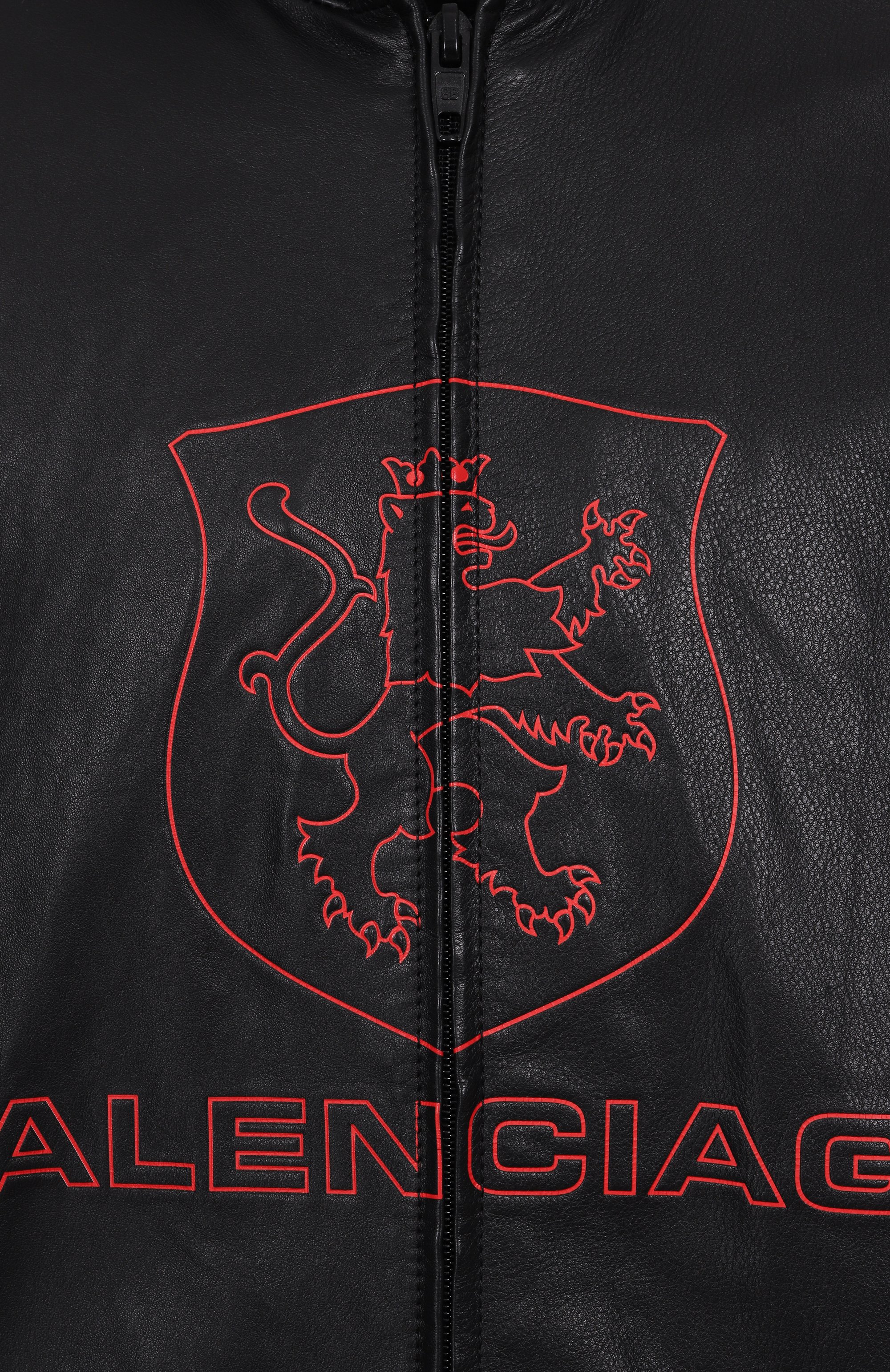 Кожаная куртка BALENCIAGA черного цвета по цене 875500 руб., арт. 813589/TRS01, фото 6 Кожаная куртка BALENCIAGA, арт. 813589/TRS01, фото 6