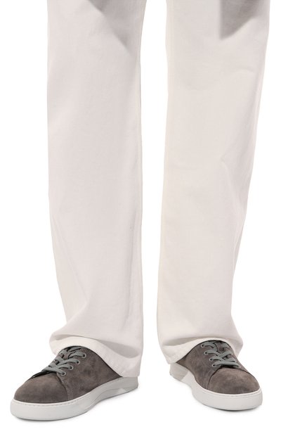 Замшевые кеды stoccolm MILLE 885, арт. ST0CC0LMA PEACH SIRENA, фото 3