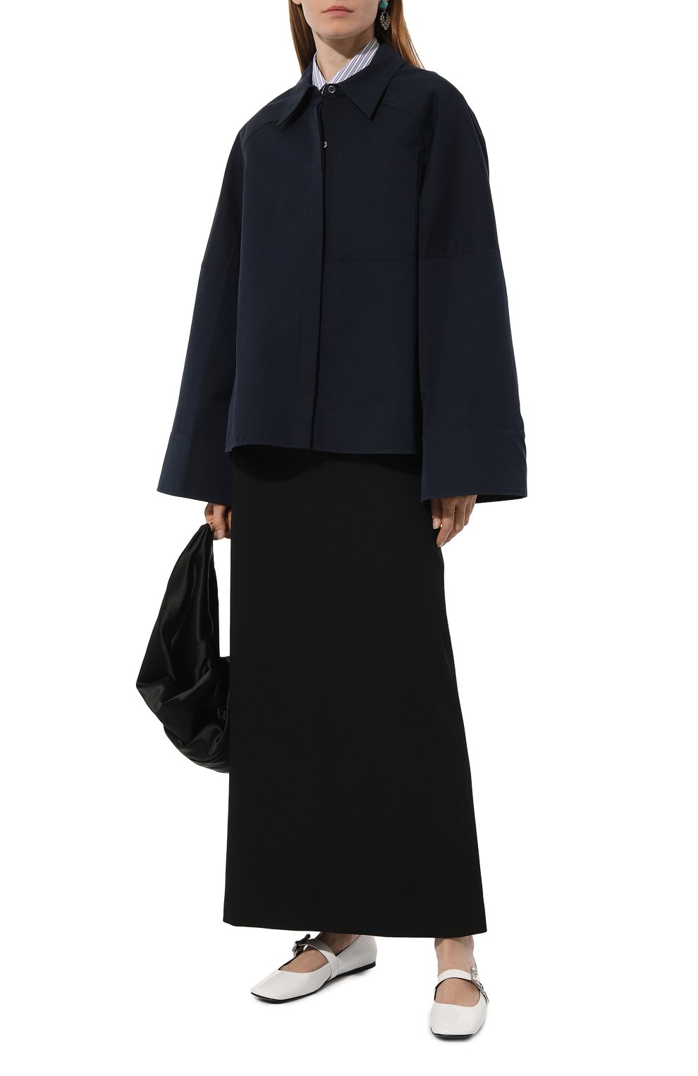 Кожаные балетки sr twenty buckle SERGIO ROSSI, арт. B07390-MVIV01, фото 2