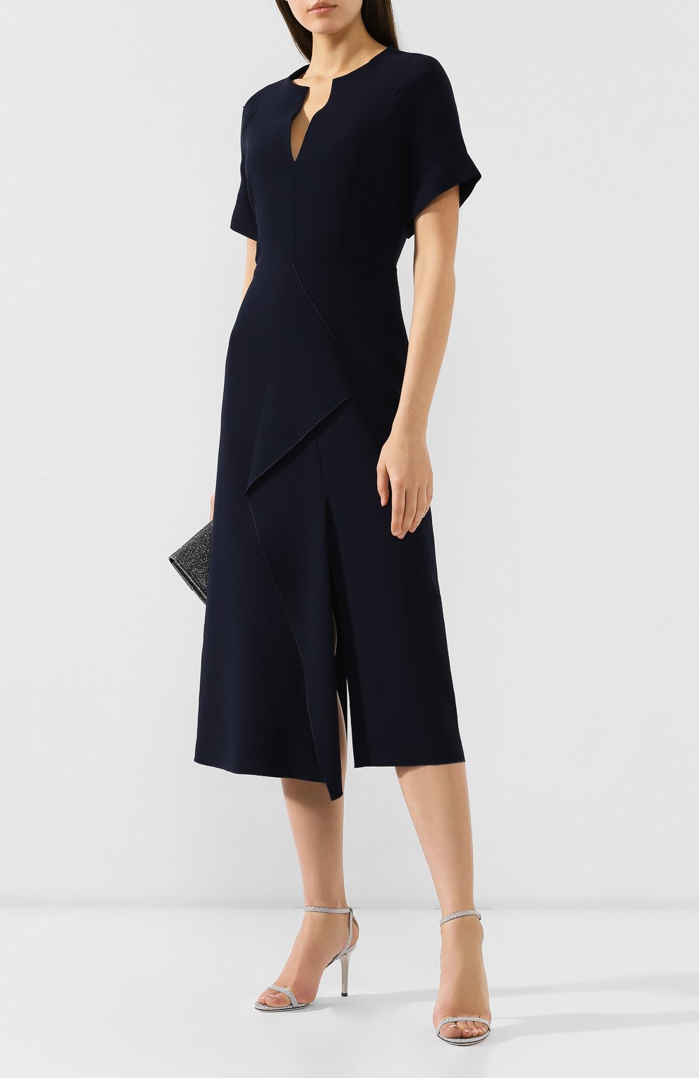 Платье с оборкой ROLAND MOURET, арт. SS19/S0703/F2241, фото 2