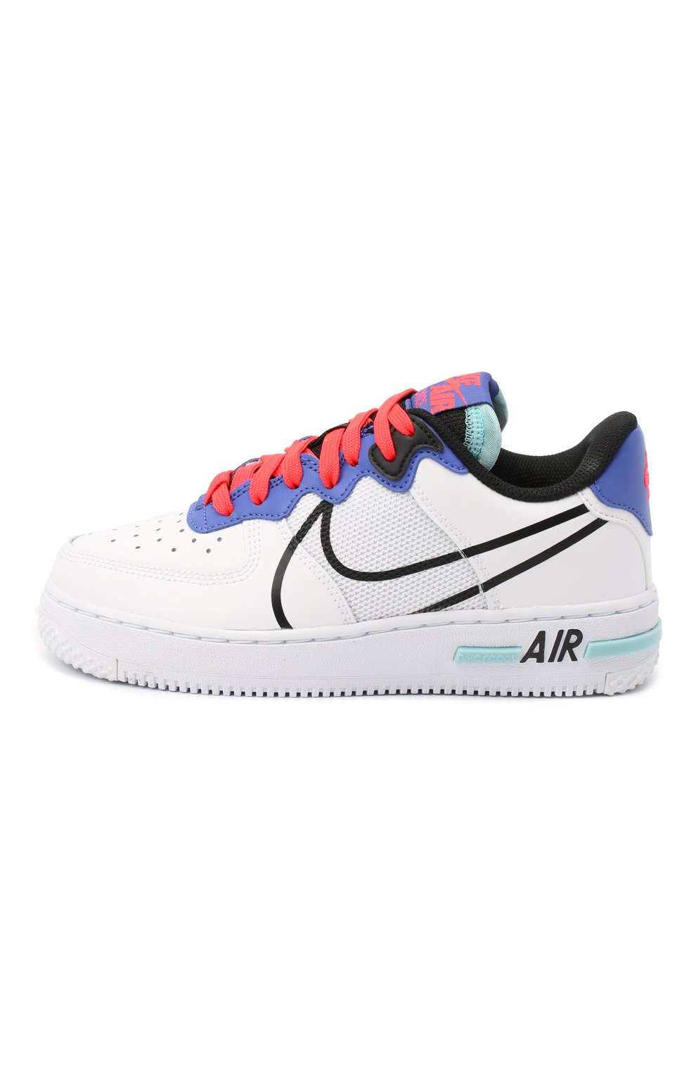 Кеды nike air force 1 react NIKE белого цвета по цене 8950 руб., арт. CD6960-101, фото 2 Кеды nike air force 1 react NIKE, арт. CD6960-101, фото 2
