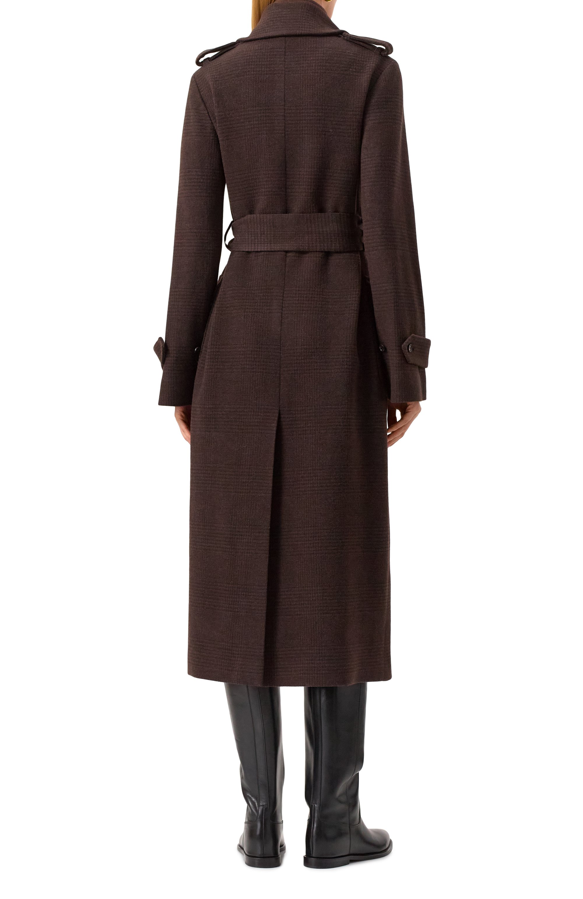 Шерстяное пальто KITON, арт. D58628K0133E13, фото 4