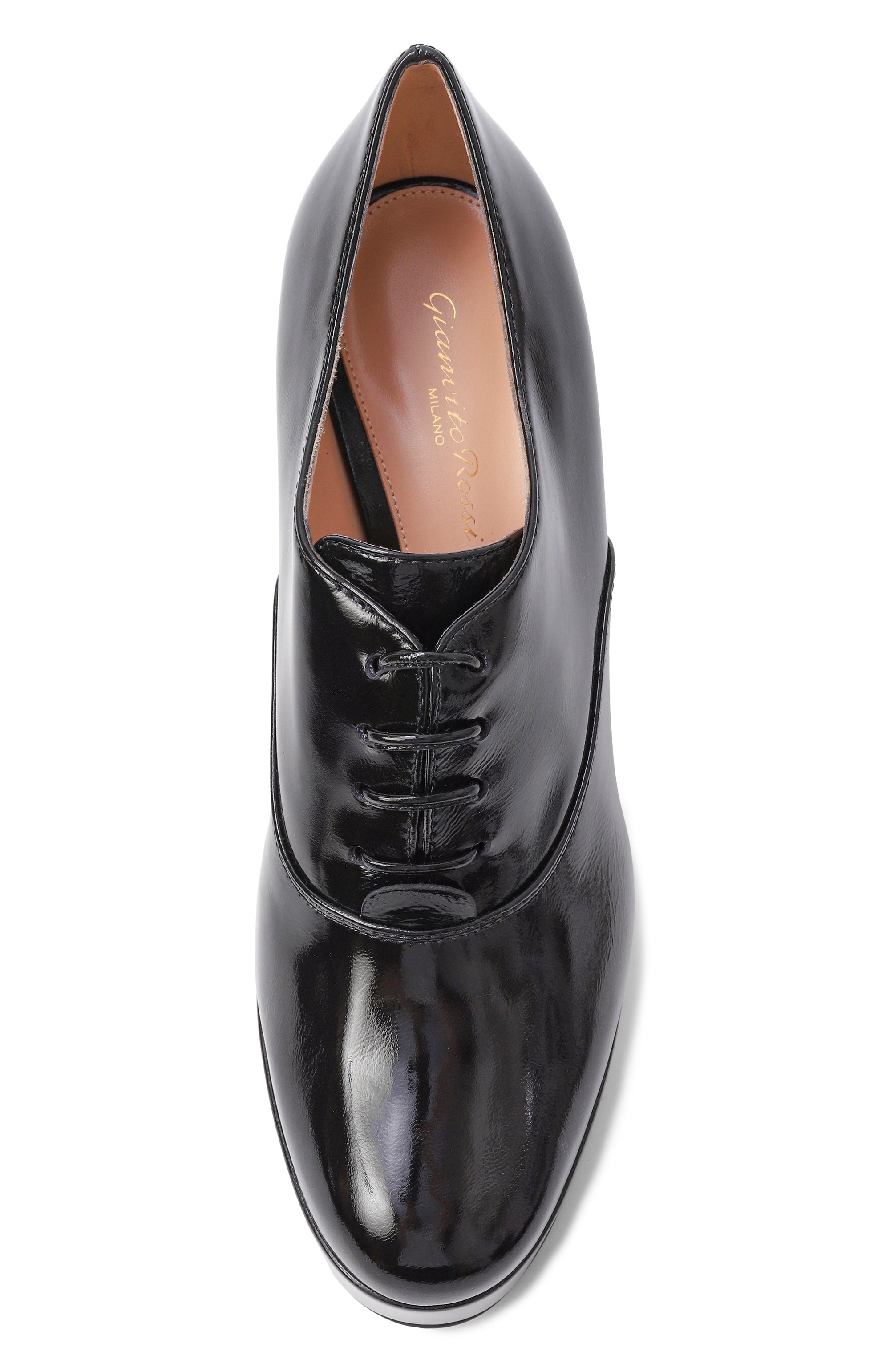 Кожаные туфли vicky GIANVITO ROSSI, арт. G25323.70RIC.NUIBLACK, фото 6