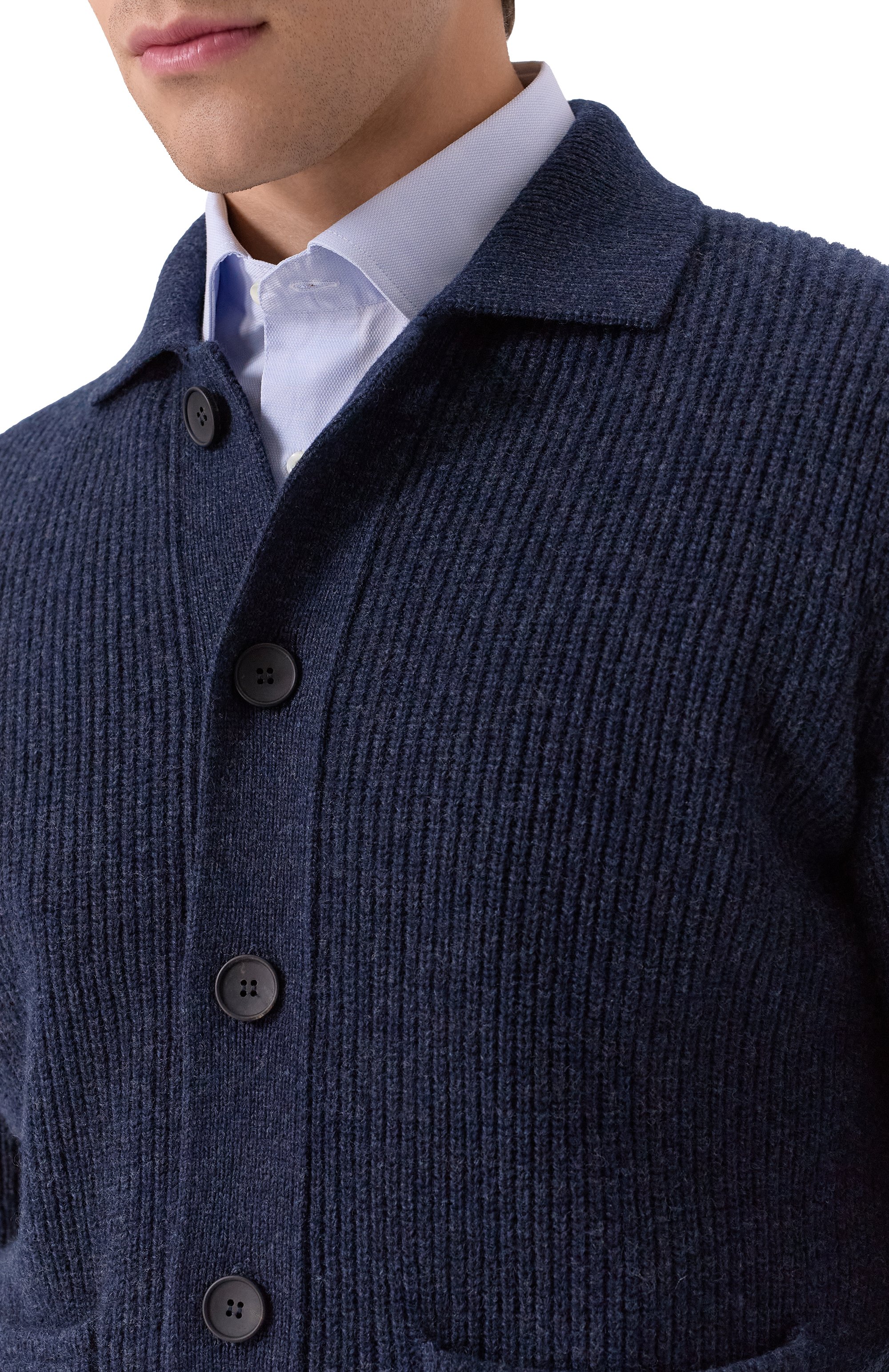 Кардиган из шерсти и кашемира ANDREA CAMPAGNA, арт. CA3MLT/WC7P, фото 5