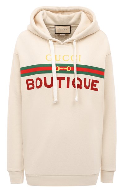 Женский хлопковое худи GUCCI, арт. 615061 XJCKX