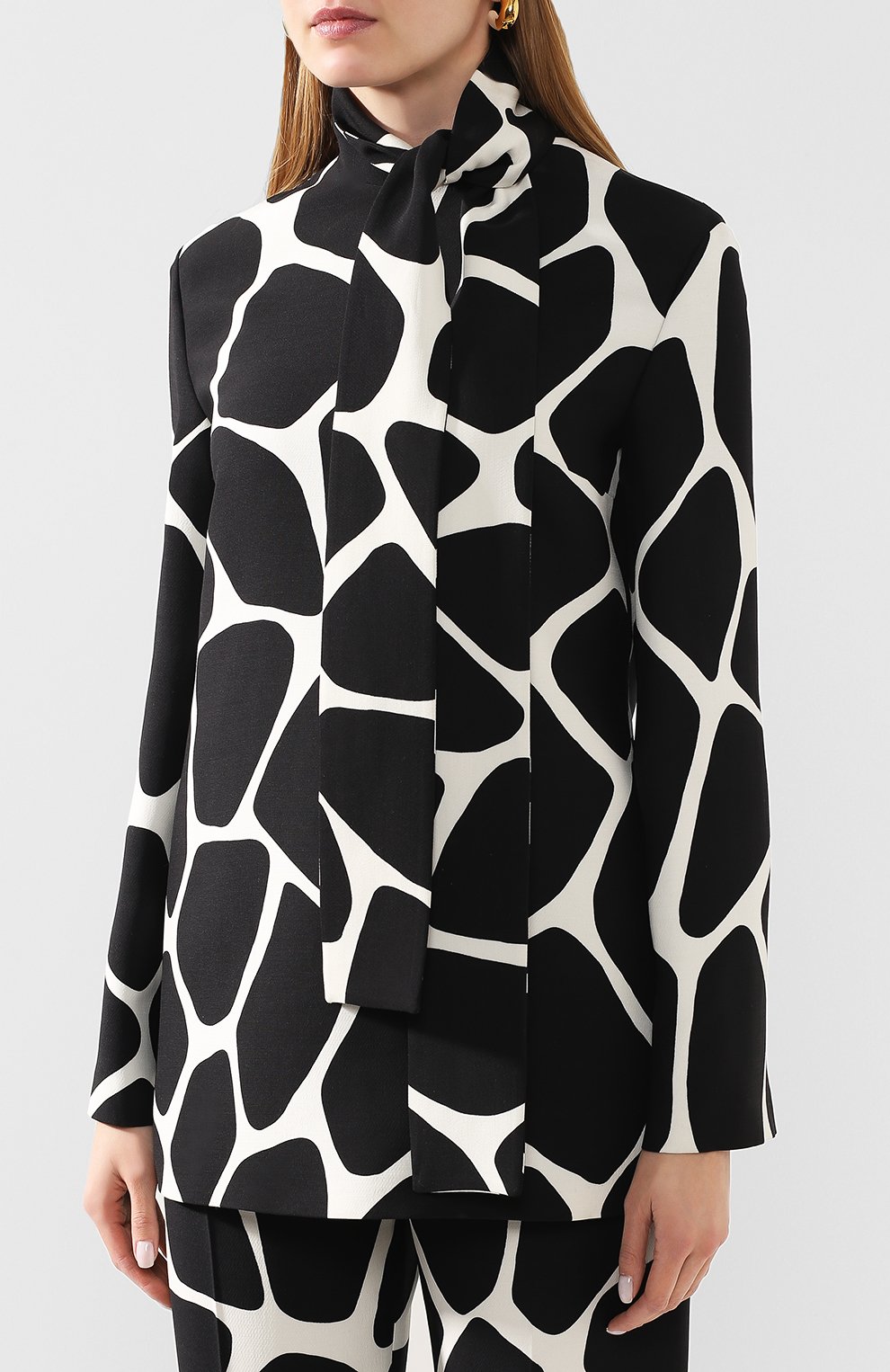 Блузка из смеси ше рсти и шелка VALENTINO, арт. TB3AE4A655Y, фото 3