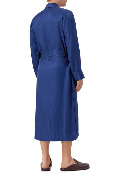 Шелковый халат DEREK ROSE, арт. 5505/W0BU008, фото 4