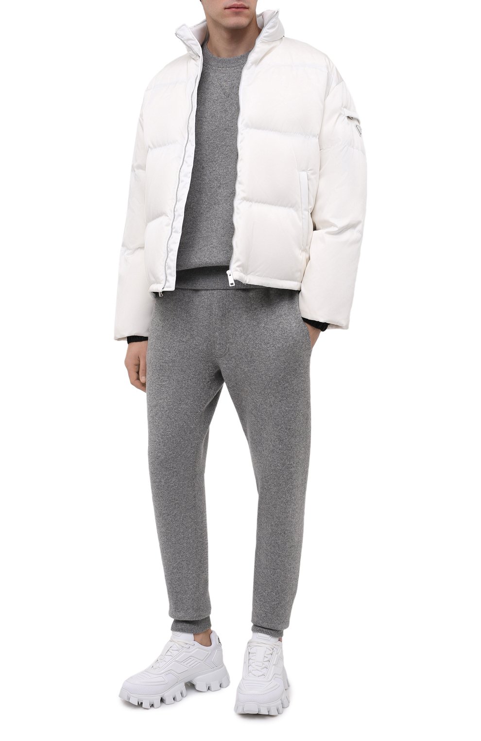 Кашемировые джоггеры PRADA, арт. UMP83-1YB5-F0031-211, фото 2