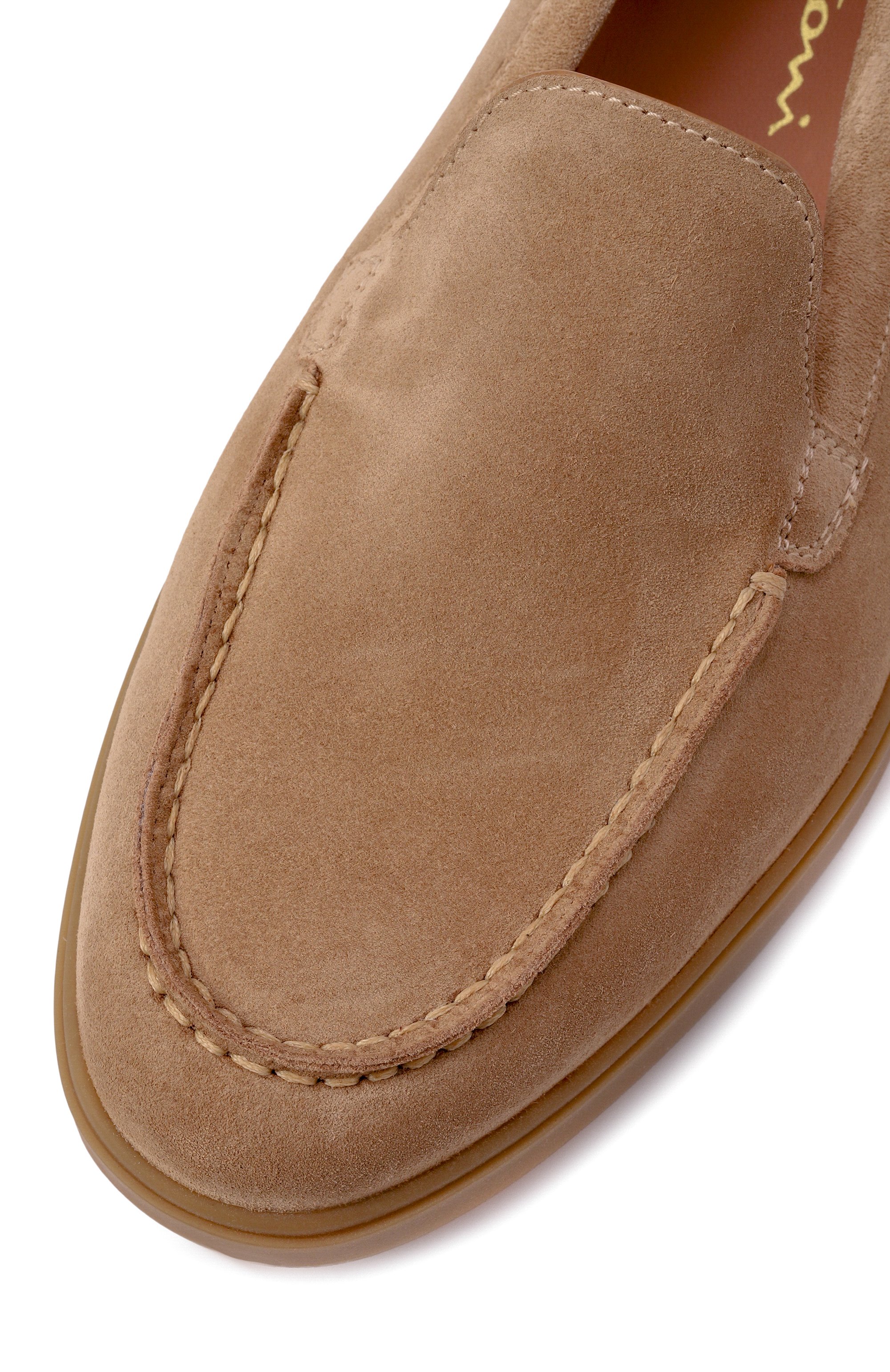 Замшевые лоферы SANTONI, арт. WUYG58856C0KNPYL, фото 7