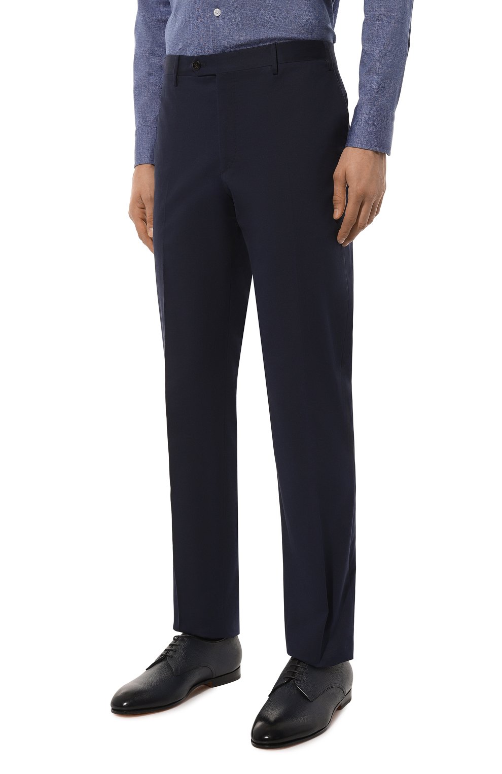 Брюки из хлопка и кашемира CORNELIANI, арт. 934B02-9314510, фото 3