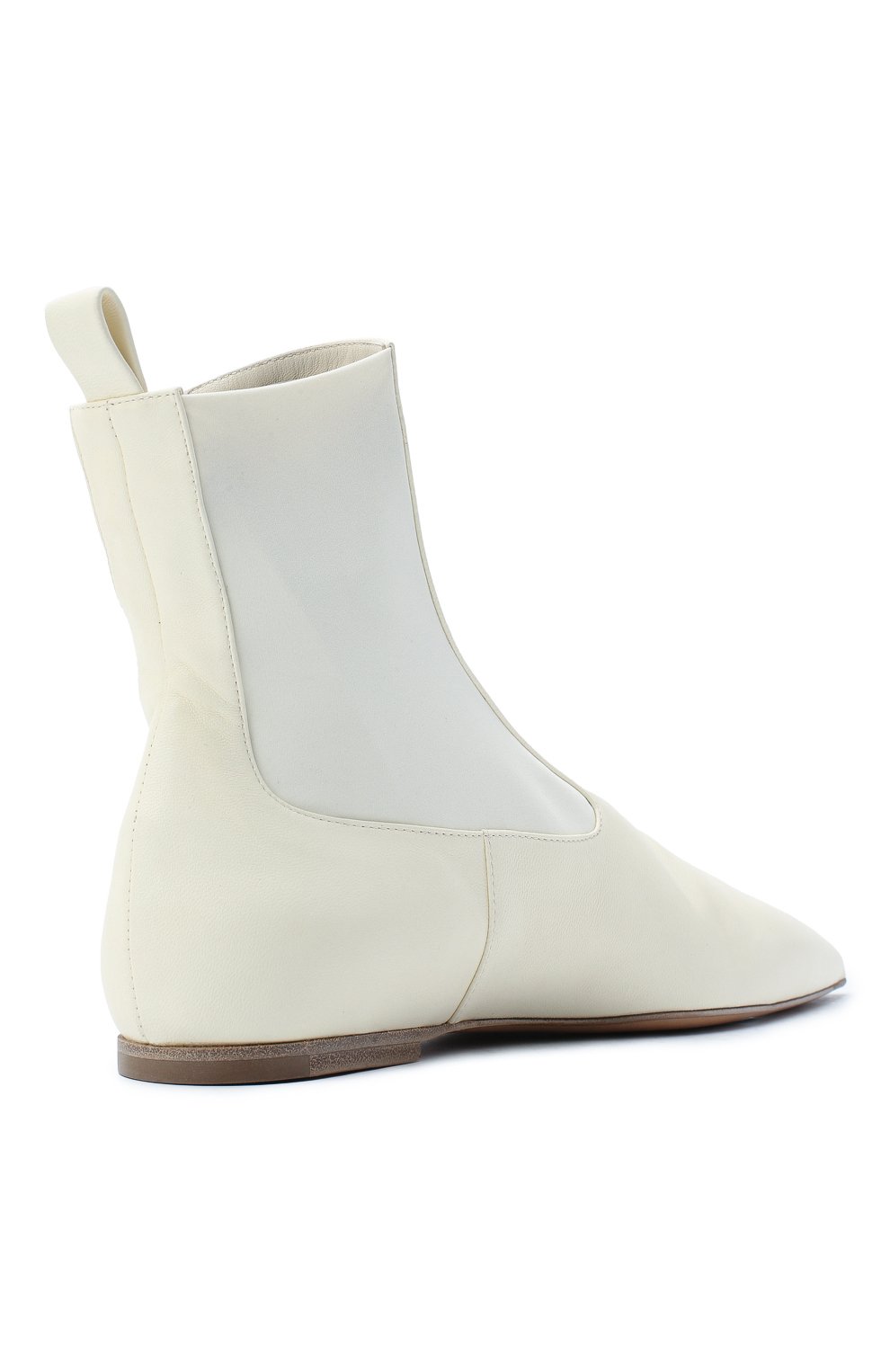 Кожаные ботинки JIL SANDER белого цвета по цене 78150 руб., арт. JS35100A-12031, фото 4 Кожаные ботинки JIL SANDER, арт. JS35100A-12031, фото 4