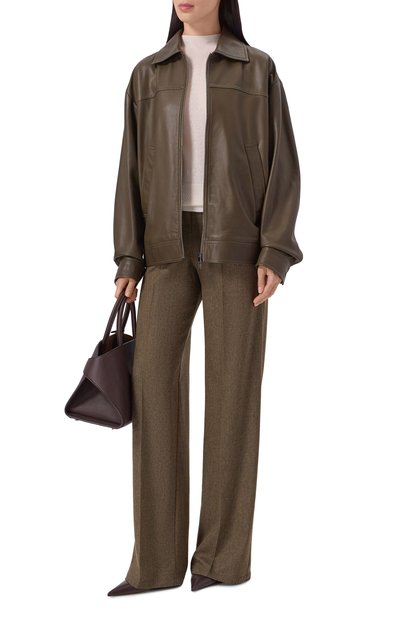 Женские брюки из шерсти и кашемира KITON, арт. D48122K0516I