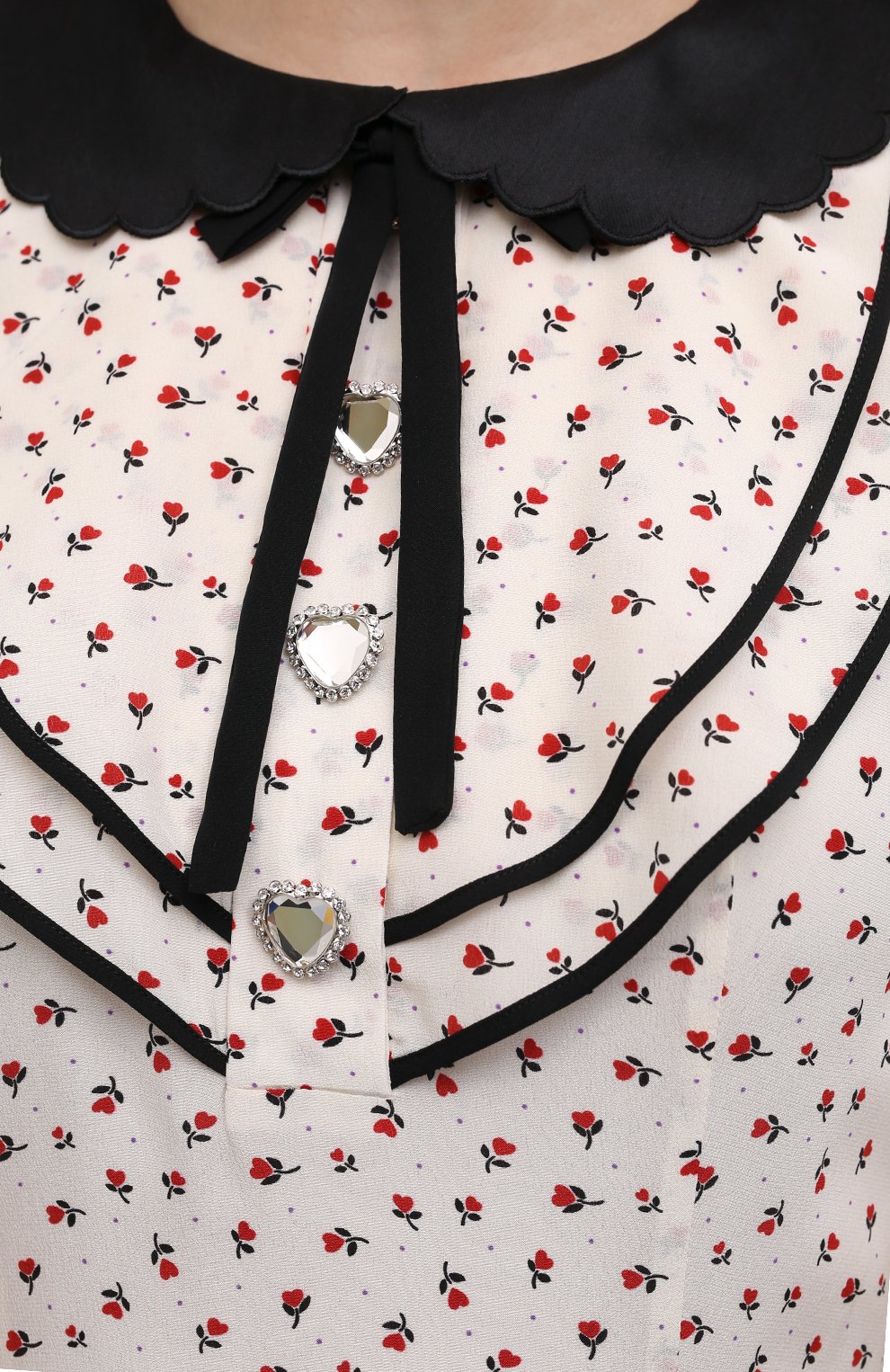 Шелковое платье ALESSANDRA RICH, арт. FAB2701-F3402, фото 5