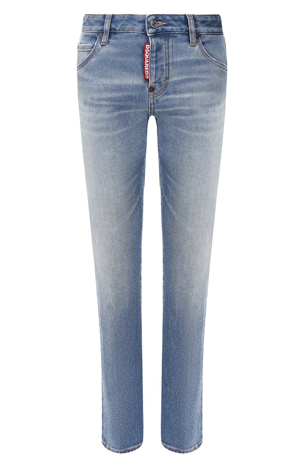 Джинсы DSQUARED2 синего цвета по цене 54600 руб., арт. S75LB0324/S30662, фото 1 Джинсы DSQUARED2, арт. S75LB0324/S30662, фото 1