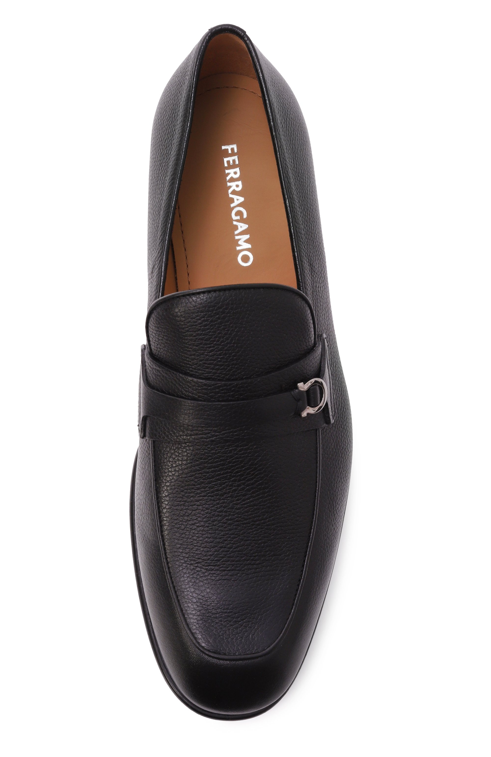 Кожаные лоферы FERRAGAMO, арт. 022385/768125, фото 6