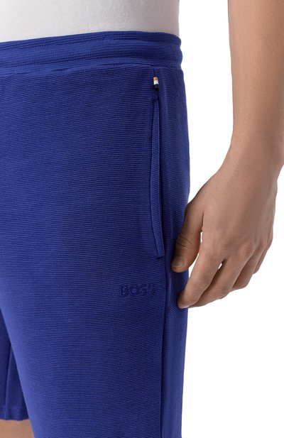 Шорты BOSS синего цвета по цене 7475 руб., арт. 50527391, фото 5 Шорты BOSS, арт. 50527391, фото 5