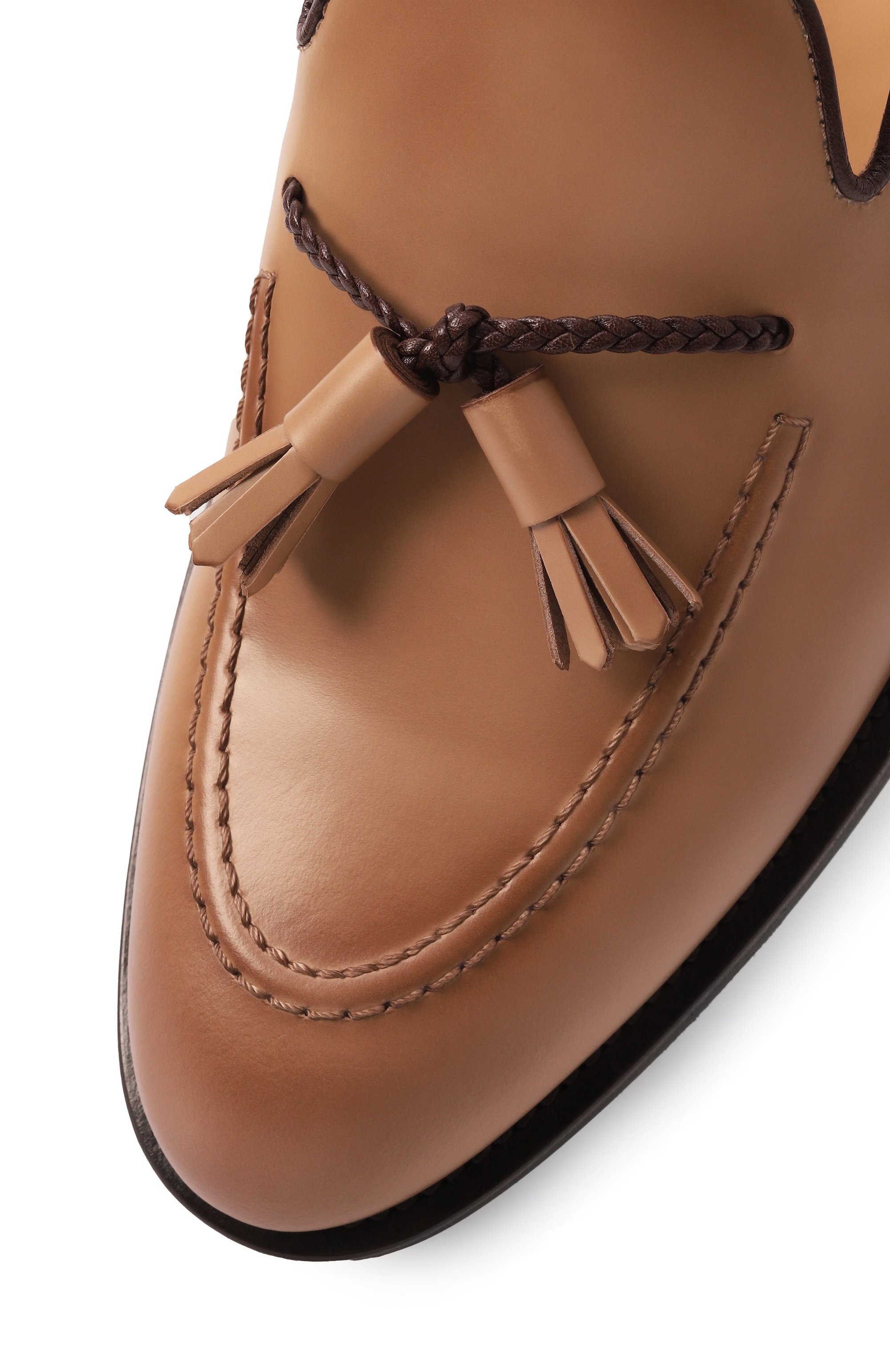 Кожаные лоферы BRUNELLO CUCINELLI, арт. MZUFAPU713, фото 7