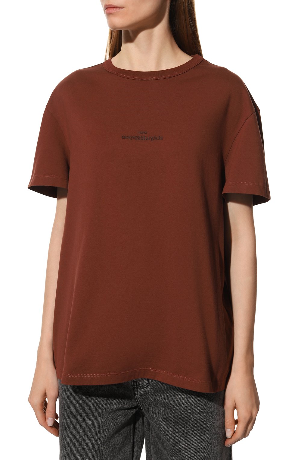 Хлопковая футболка MAISON MARGIELA, арт. S50GC0681/S22816, фото 3