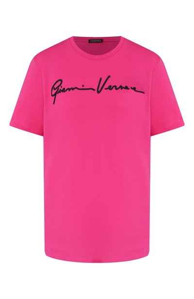 Женская хлопковая футболка VERSACE, арт. A85757/A228806