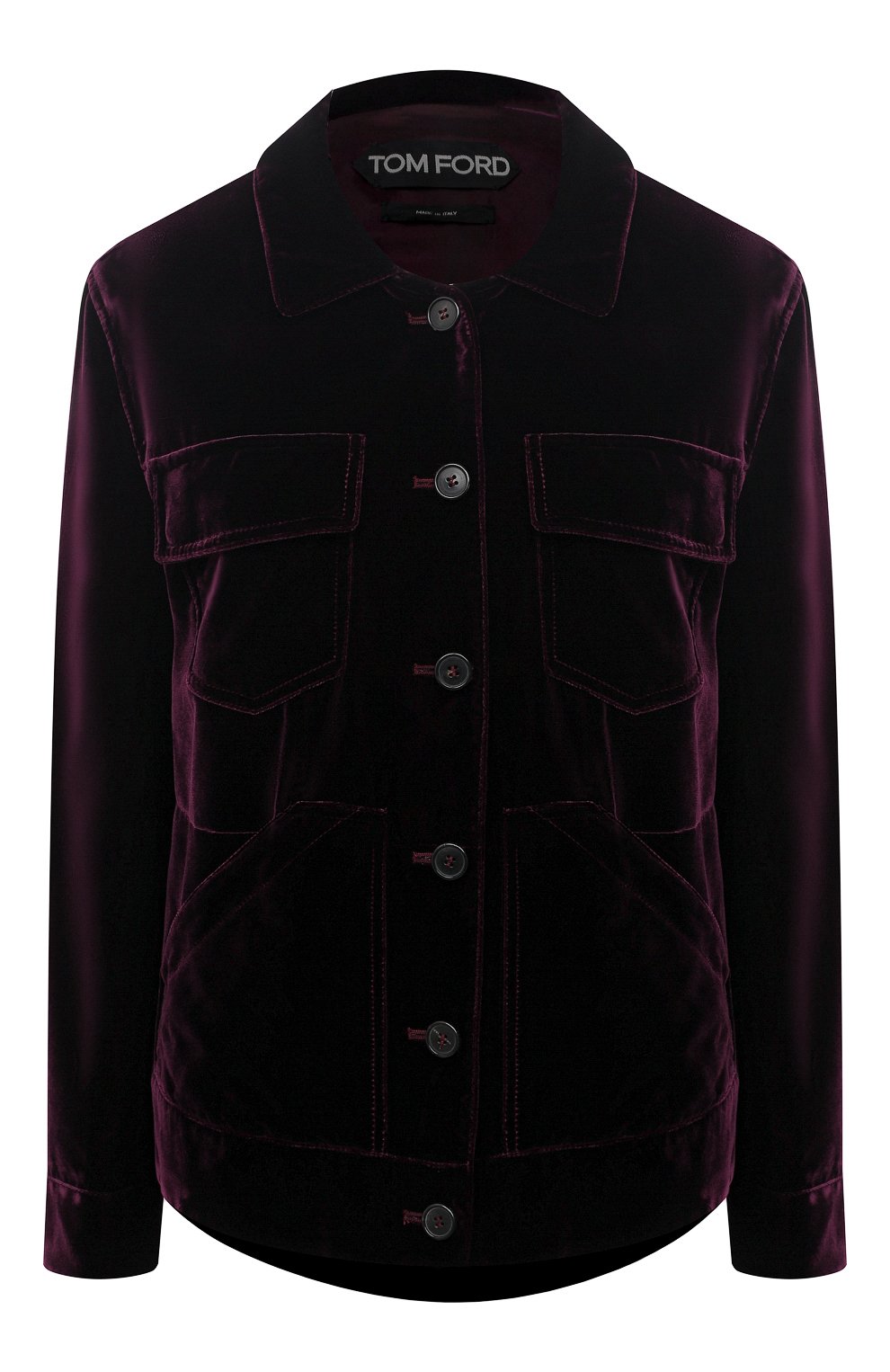 Бархатный жакет TOM FORD сиреневого цвета по цене 343500 руб., арт. CS1109-FAX103, фото 1 Бархатный жакет TOM FORD, арт. CS1109-FAX103, фото 1