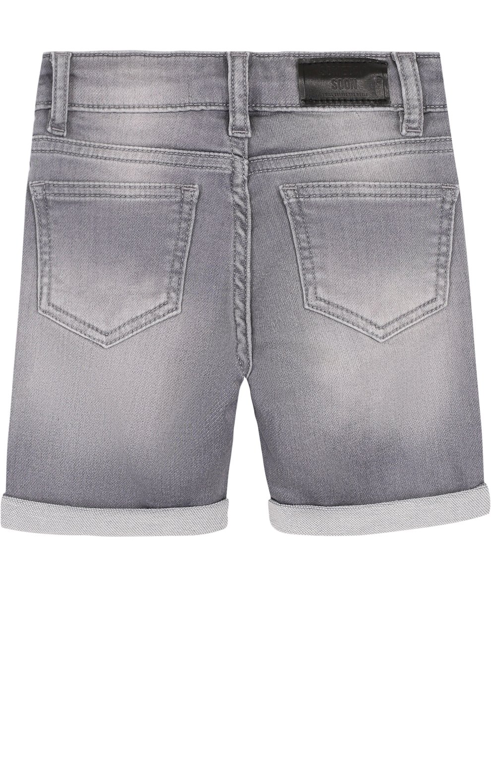 Джинсовые шорты с декоративными потертостями SOMETIME SOON, арт. 74130219, фото 2