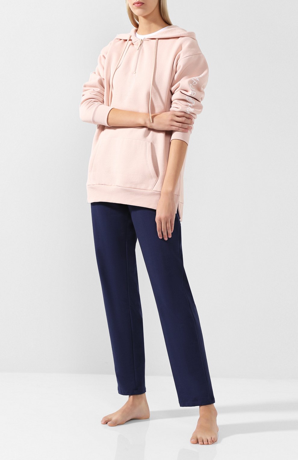 Хлопковые брюки с эластичным поясом EMPORIO ARMANI, арт. 163801/8A251, фото 2