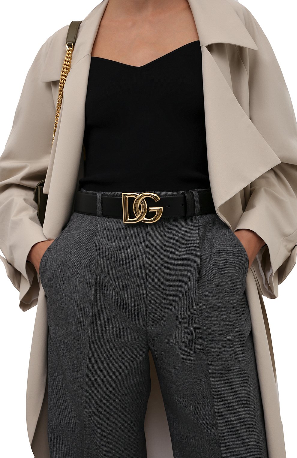 Кожаный ремень DOLCE & GABBANA, арт. BE1446/AW070, фото 2