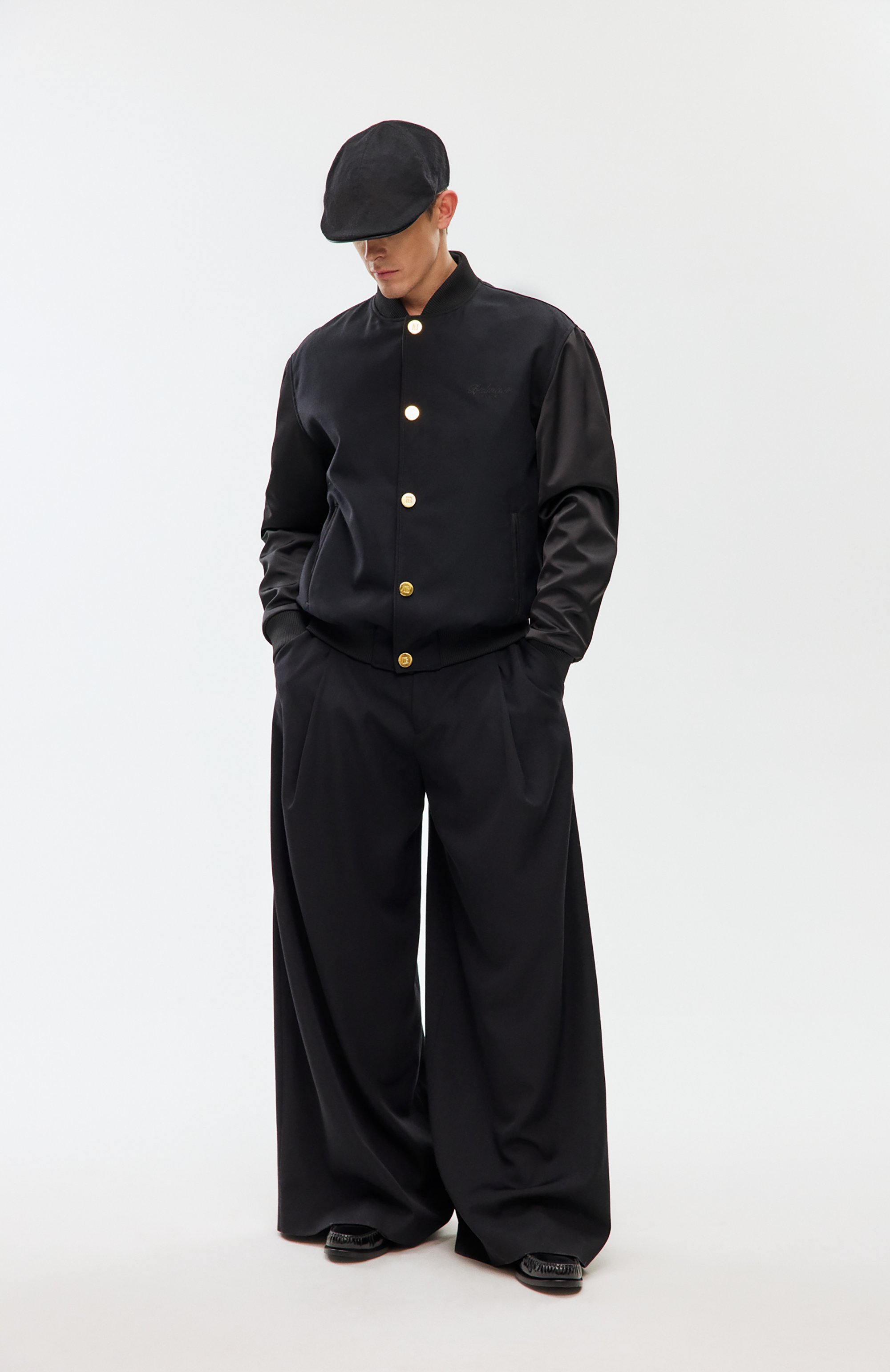 Шерстяной бомбер BALMAIN, арт. FH0TFA70/MI06, фото 6