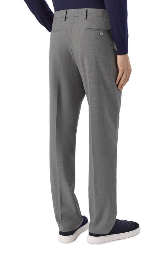 Шерстяные брюки Marco Pescarolo VENT0/5320 Серый  VENT0/5320 Фото 4