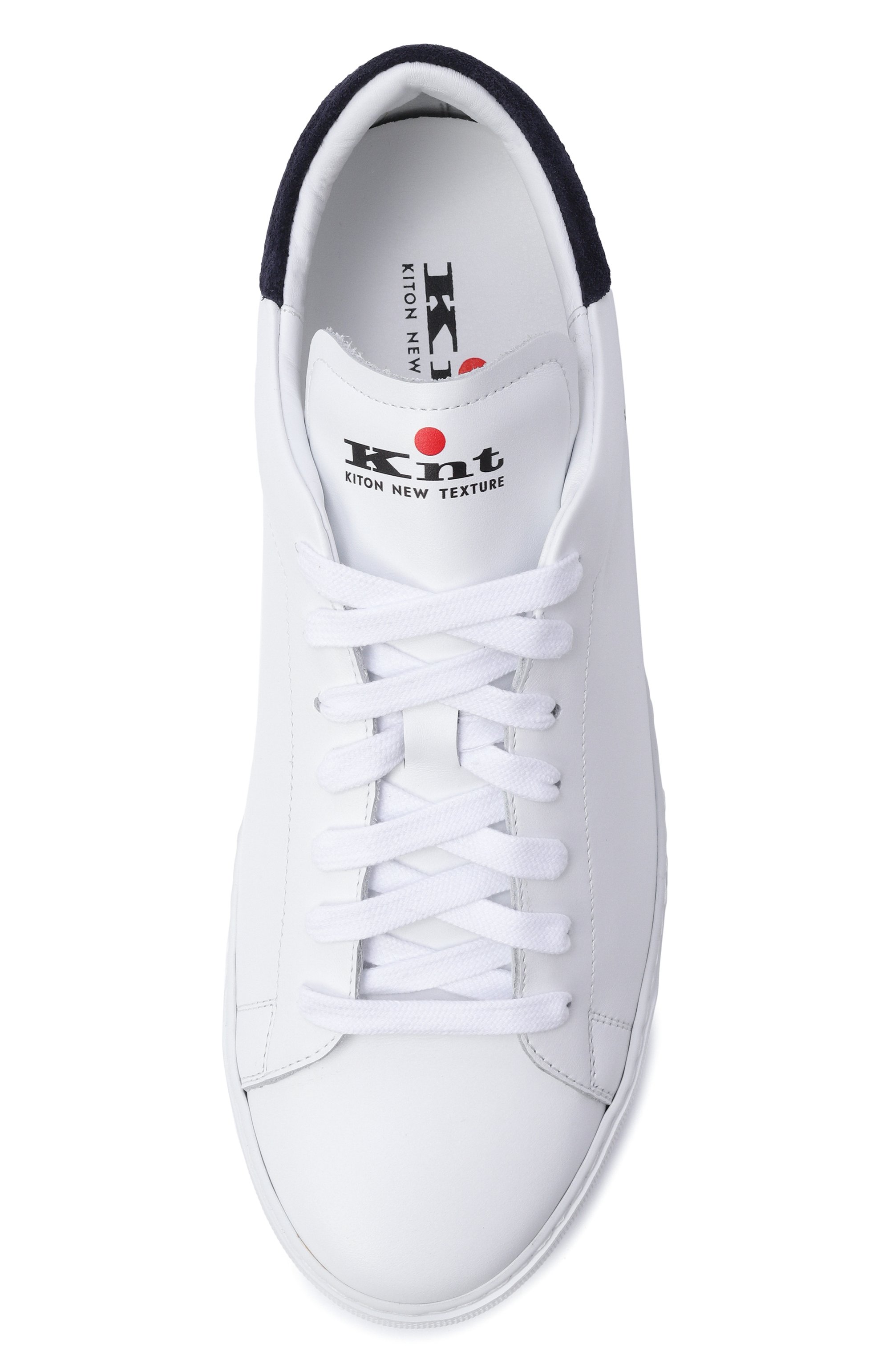 Кожаные кеды KITON, арт. USSK059N01411_001, фото 5